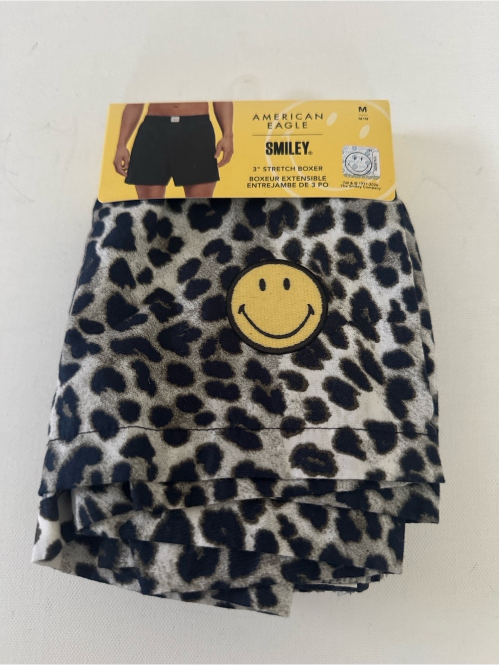 Leopard Print Boxers Mens Medium American Eagle